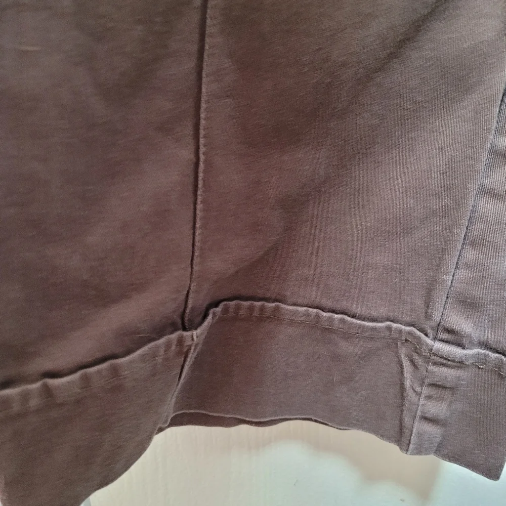 Womens Chocolate Brown Stretch Denim Pants